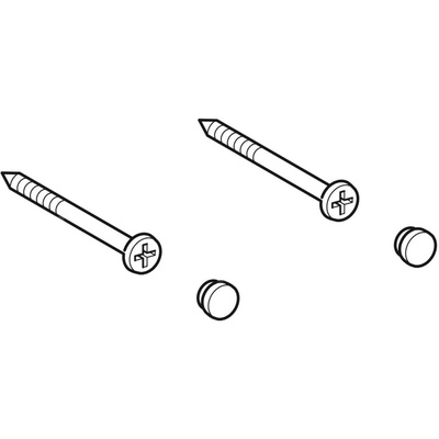 Zestaw gwoździ Geberit Smyle Square (2 szt.)