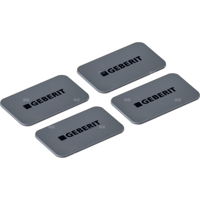 Zestaw zaślepek Geberit Selnova Square do dolnej szafki pod umywalkę meblową, z dwoma szufladami (4 szt.)