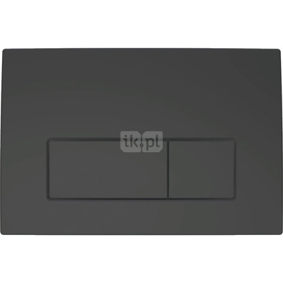 Przycisk uruchamiający Geberit Delta50, przedni, czarny mat, prostokątny