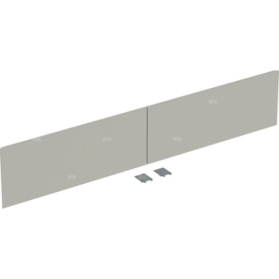 Zestaw frontów szuflad (2 szt.) do dolnej szafki pod umywalkę z dwoma szufladami GEBERIT ONE, kol. szary matowy