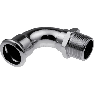 Kolano 90' GZ Steel - 15 R1/2"