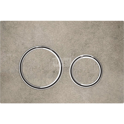 Przycisk uruchamiający Geberit Sigma50, przedni, imitacja betonu, okrągły