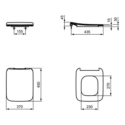 STRADA II DESKA WOLNOOPADAJĄCA CIENKA