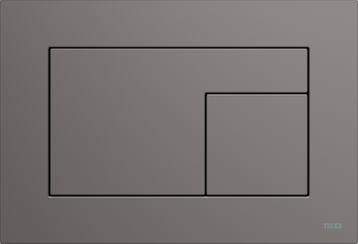 Przycisk spłukujący do WC TECEVELVET antracyt (Grigio Londra) 9240731