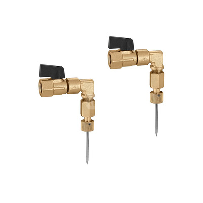 Para kroćców ze szpilkami pomiarowymi do podłączenia do kroćców pomiarowych 1/4"