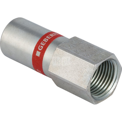 Przedłużka GEBERIT Mapress C-Stahl redukcja, stal (ocynk galwaniczny/elektrolityczny) (ocynk), 1/2'' x 28 mm (GW x końcówka wciskana)