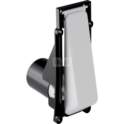 Przycisk uruchamiający Geberit do zaworu spłukującego do pisuarów z pneumatycznym uruchamianiem spłukiwania, przycisk uruchamiający Highline: Biały-alpin