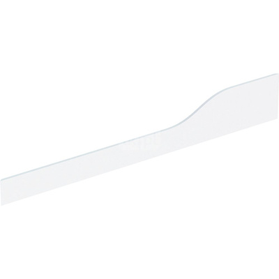 Osłona dekoracyjna Geberit Bambini przednia, do umywalki dla dzieci, do czterech baterii umywalkowych, niższa umywalka po lewej stronie: Biały-alpin / Matowy