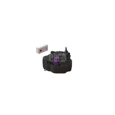 Przepompownia Aqualift L PRO Duo z szafką sterowniczą Comfort, wolnostojąca, 3000-S1, 400 V, z zasuwą odcinającą