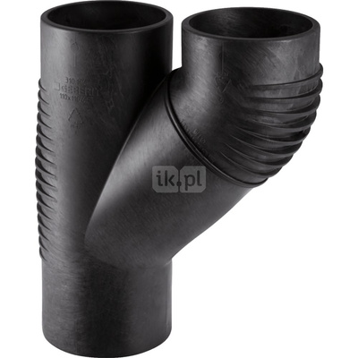 Trójnik GEBERIT Silent-db20 PE 90 mm x 90 mm x 90 mm (króciec z tworzywa sztucznego do spawania/zgrzewania x króciec z tworzywa sztucznego do spawania/zgrzewania x króciec z tworzywa sztucznego do spawania/zgrzewania)
