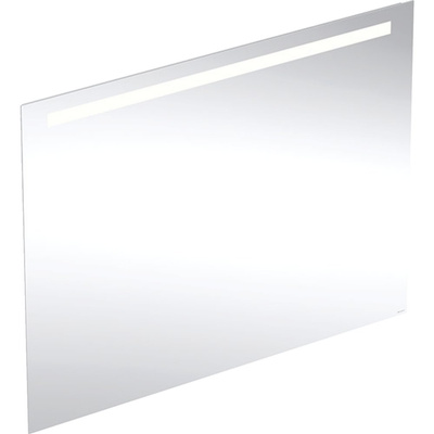Geberit Option Basic Square Podświetlane lustro, B120cm, H90cm, T3.2cm, oświetlenie u góry, Aluminium anodyzowane
