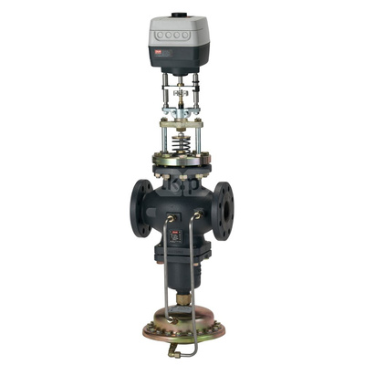 Zawór regulacyjny AFQM, PN 25, DN 65, Natężenie przepływu [m3/h]: 5.60 - 28.00, kołnierz, Wersja montażowa: swobodne