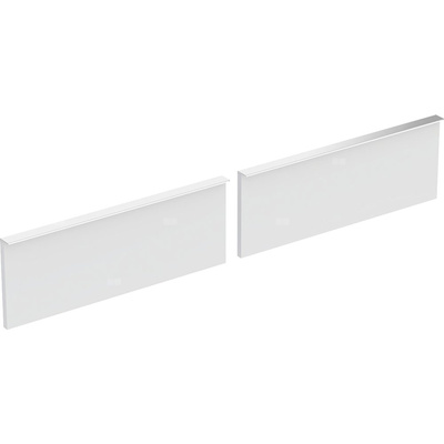 Zestaw frontów szuflad do szafki pod umywalkę podwójną GEBERIT iCon, kol. biały szer.1200 mm