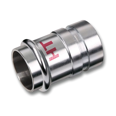 Nypel SANHA NiroSan Press Industry, stal nierdzewna, 42 mm x 48,3 mm (zw x GW)