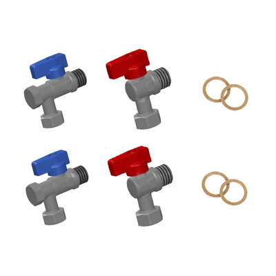 Zestaw zaworów z filtrami do kotła gazowego jednofunkcyjnego (4 x 3/4'' bez zaworu gazowego)