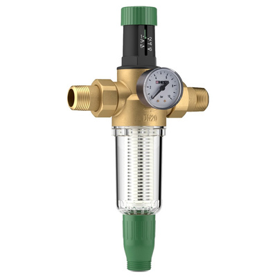 Filtr do wody HERZ z reduktorem ciśnienia mosiądz Gwint zewnętrzny DN 25 max. 16 bar