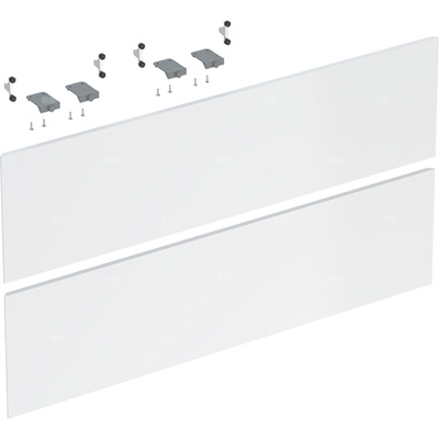 Zestaw frontów szuflad do dolnej szafki pod umywalkę GEBERIT ONE, kol. biały wysoki połysk szer.900 mm