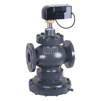 Zawór Kombi-QM, DN200, 40…400kPa, 20000…200000l/h, z siłownikiem 24V (sygnał: 0-10V, ON/OFF, 3-pkt)