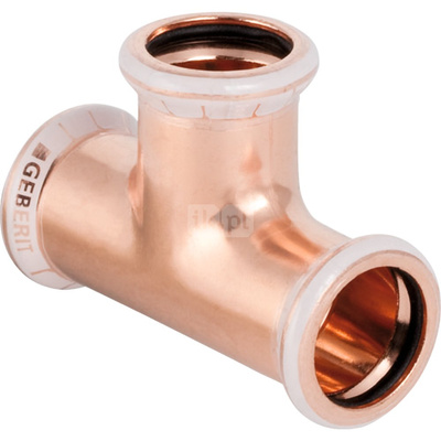 Trójnik GEBERIT Mapress Kupfer równoprzelotowy Cu 12 mm MZ