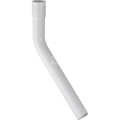 Kolano spłukujące 45 st., biały-alpin