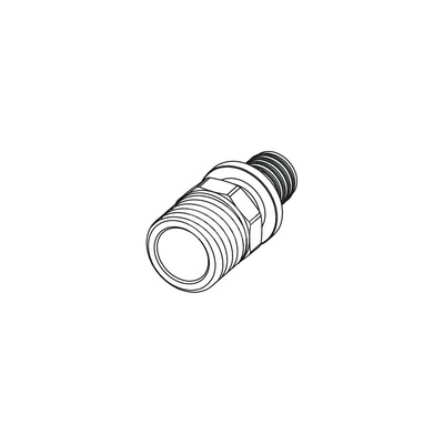 Nypel przejściowy TECE flex, brąz, 16 mm x 1/2'' (zz x GZ)