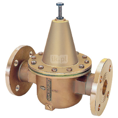 Zawór redukcyjny kołnierzowy, zakres regulacji ciśnienia za zaworem: 1,0 do 6,0 bar typ 10TER DN 32