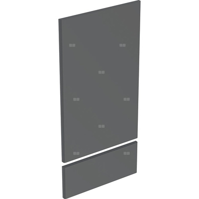 Zestaw drzwi do szafki z lustrem GEBERIT, kol. lava matowy szer.500 mm