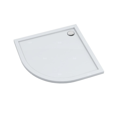 Schedpol Brodzik akrylowy Standard Plus Caspar New 90x90x4,5 cm R55, półokrągły