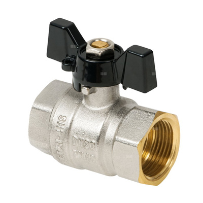 Zawór kulowy wodny typ ciężki Invena Gladiator Prov z pokrętłem motylkowym