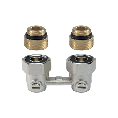 Zawór kątowy, podwójny z odcięciem, 1/2", (minimalne zamówienie 10 szt.)