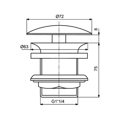 ACANTA/SIMPLY-U NIEZAMYKANY KOREK