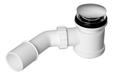 SYFON BRODZIK KLIK-KLAK 50MM CHROM MOSIADZ