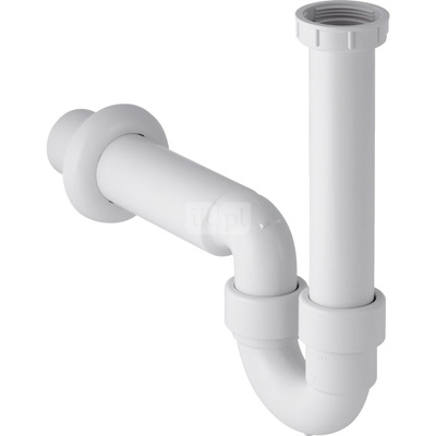Syfon rurowy Geberit do zlewozmywaka, wylot poziomy: d=40mm, G=1 1/2″, Biały-alpin