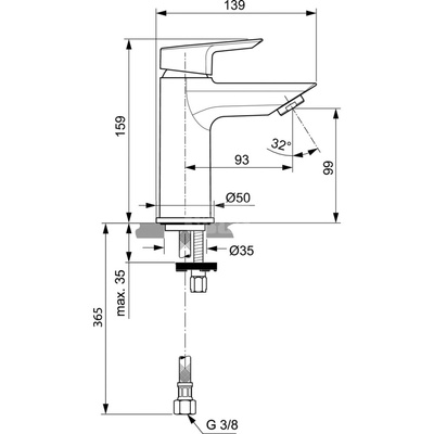 TESI BATERIA UMYWALKOWA 5L/MIN B/K