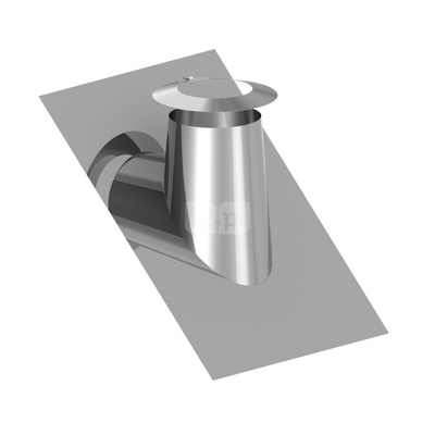 Przejście przez dach 36st.-45st. stal nierdzewna +kołnierz fi180/350mm