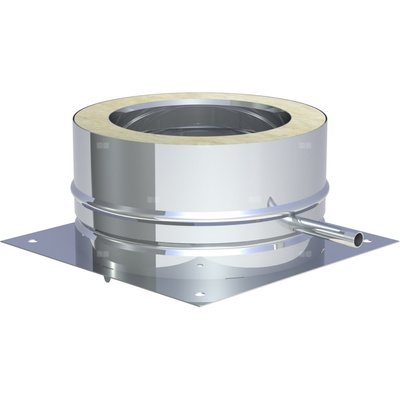 Płyta fundamentowa z odpływem skroplin w bok montaż na cokole