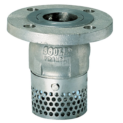 Kosz ssawny kołnierzowy, zamknięcie grzybkowe wspomagane sprężyną, typ 302X, DN 80, PN16