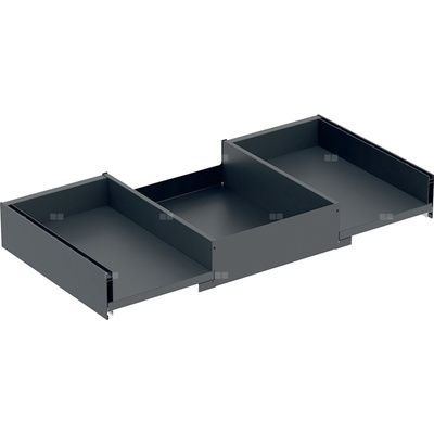 Szuflada górna Geberit do szafki pod umywalkę bez frontu szuflady: Szerokość umywalki=75cm