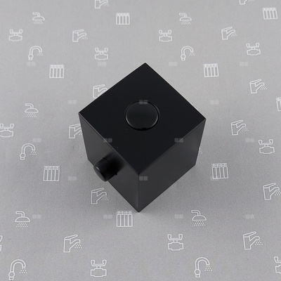 Uchwyt regulacji strumienia wody do baterii natryskowej termostatycznej LOGON BLACK