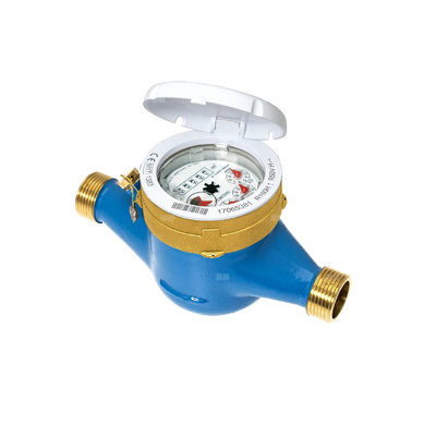 Wodomierz wielostrumieniowy suchobieżny, typu GMDM-I DN 20 Q3=4,0 m3/h R100/50, Tmax: 50st.C, L=190 mm