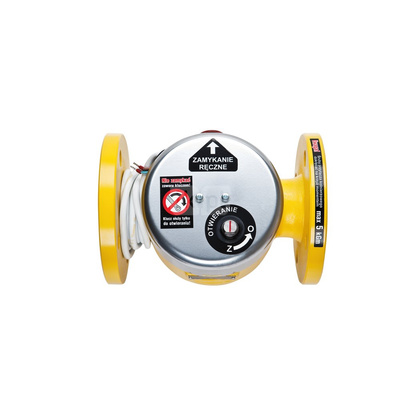 Zawór elektromagnetyczny klapowy, kołnierz DN65, MAG-3