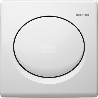 Pneumatyczny zawór spłukujący Geberit do pisuaru, Basic, ręczny, biały