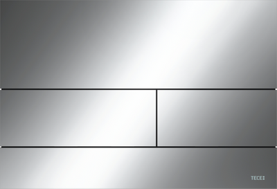 Przycisk spłukujący do WC TECESQUARE metalowy chrom połysk 9240831