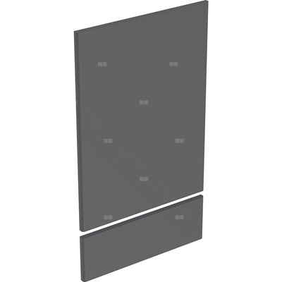 Zestaw drzwi do szafki z lustrem GEBERIT, kol. lava matowy szer.600 mm