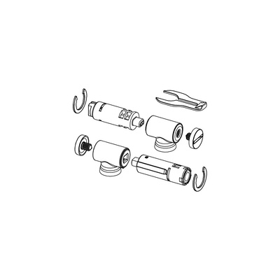 TECEneo - Gniazdo montażowe i mechanizm wolnoopadający prawa strona do deski/pokrywy SLIM