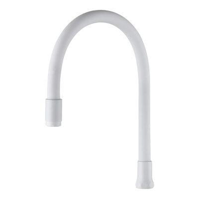 Jednofunkcyjna elastyczna wylewka do baterii, biały