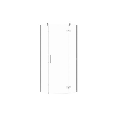 KABINA PRYSZNICOWA PIĘCIOKĄTNA CITY 80X80X195 PRAWA SZKŁO TRANS.