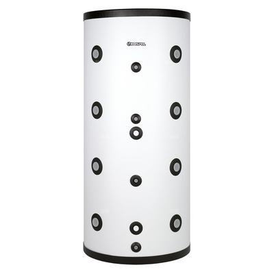 Zbiornik buforowy stojący KOSPEL SVW-300.2 pojemność 300 l z wężownicą, izolacja: pianka poliuretanowa, kolor: Biały