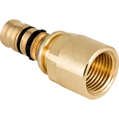 Złączka GEBERIT Mepla, Cu / Cu, 2 1/2'' x 75 mm (GW x końcówka wciskowa), (głębokość: 14.5 mm) z uszczelką