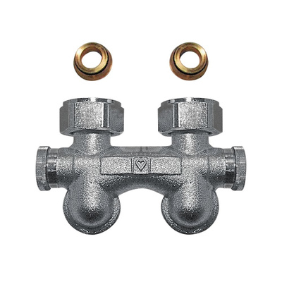 Korpus obejścia HERZ-3000 ze stałym obejściem, figura kątowa, DNG 3/4